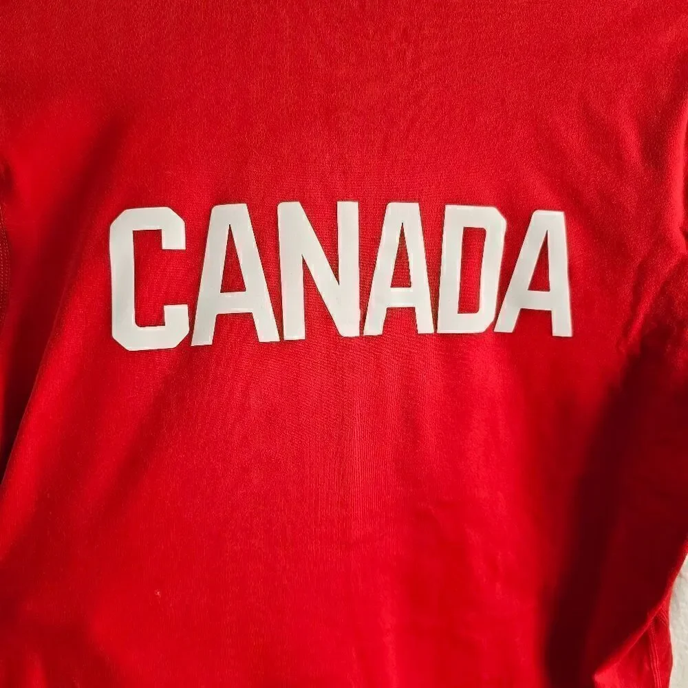 Nike Canada Pro Elite Running 1/2 Zip Lightweight Running Jacket Small S Red New